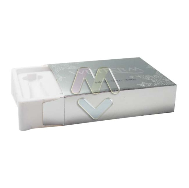 dull silver card paper box