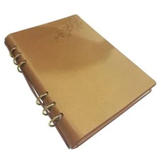 Binder Notebook PU savun rangkachak 6 rings loose leaf binder notebook
